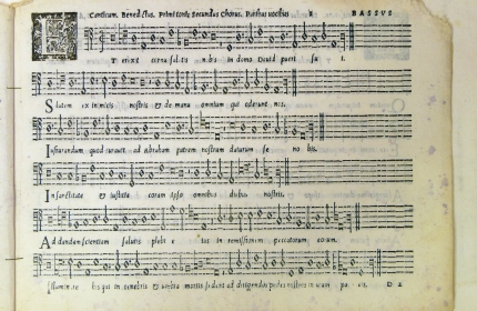 Secundi chori, quibusdam respondens cantilenis, quae in secunda parte musices maioris hebdomadae concinuntur
